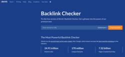 Ahrefs Backlink Checker