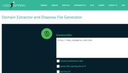 Disavow File Generator
