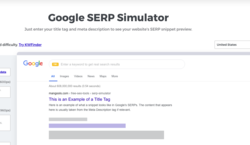 Google SERP Simulator