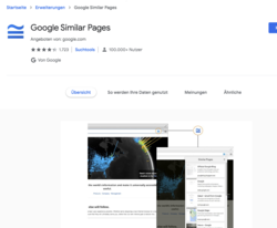 Google Similar Pages