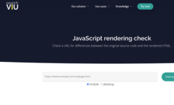 Javascript Rendering Check