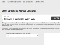 JSON LD Generator