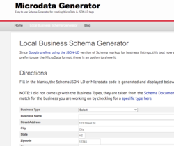 Schema Markup Generator