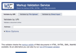 W3C Markup Validaton Service