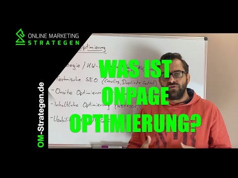 Onpage Optimierung Definition - Bestandteile der Onpage &amp; Onsite SEO