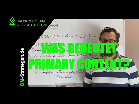 Primary Content - SEO Content mit mehr Relevanz und Traffic