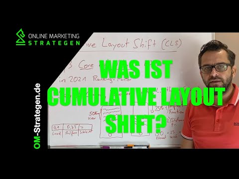 Cumulative Layout Shift (CLS) - Google Core Web Vital erklärt