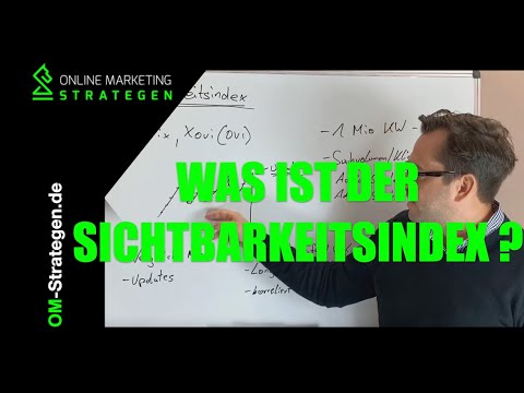 Sichtbarkeitsindex einfach und verständlich erklärt sowie Tipps zur Anwendung