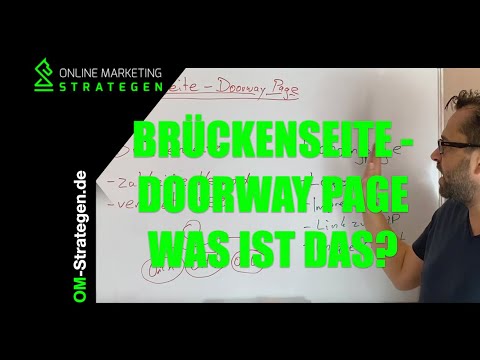 Brückenseite oder Doorway Pages - Was ist das?