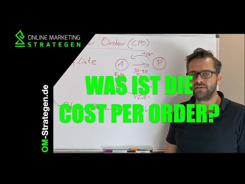 Cost per Order (CPO) - Was ist das und wie berechnet man diese?