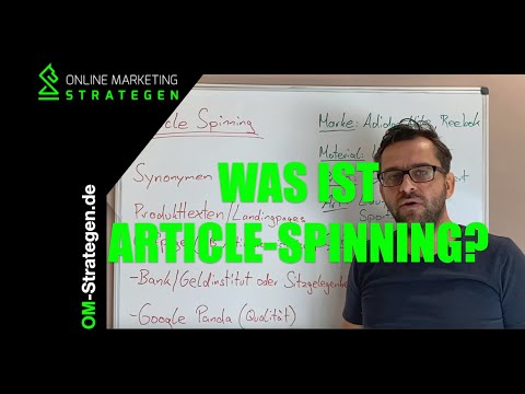 Article Spinning - Erklärung &amp; Anwendung in der SEO