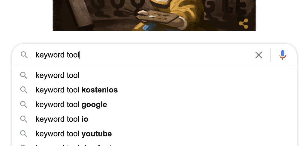 Google Suggest Vorschläge